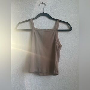 American Eagle Tan/Light brown tank top.